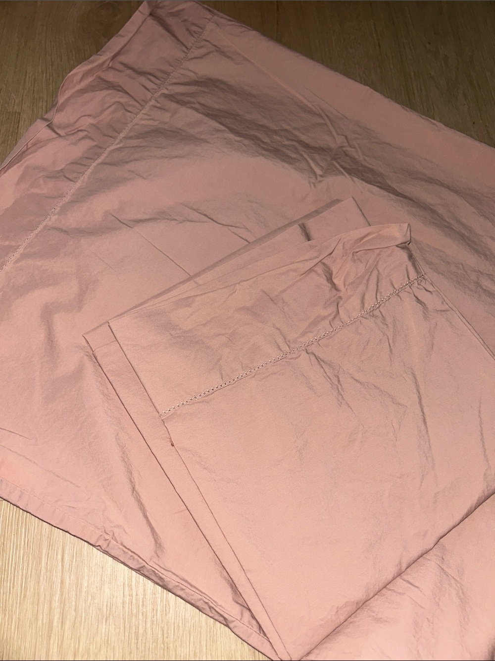 🦩Garnet Hill KING mauve blush pink KING PILLOWCASES